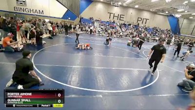 69 lbs Quarterfinal - Gunnar Small, Evanston Elite vs Porter Aimone, Team Prestige