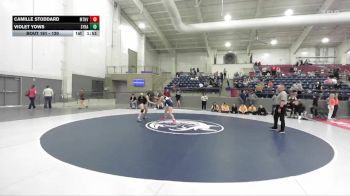 130 lbs Champ. Round 2 - Camille Stoddard, Mountain View vs Violet Yows, Syracuse