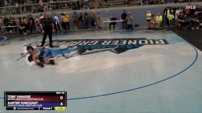 86 lbs Cons. Semi - Toby Vanasse, Bethel Freestyle Wrestling Club vs Karter Marchant, Chugach Eagles Wrestling Club