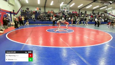 115 lbs Consi Of 8 #2 - Makenna Manning, McAlester High School Girls vs Angelia Waren, Perry Girls Wrestling Club