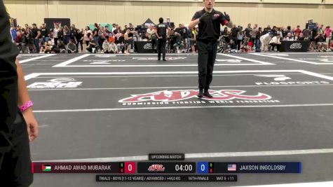 Ahmad Awad MUBARAK vs Jaxson Ingoldsby 2025 ADCC Orlando Open/Youth Trials