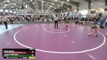 70 lbs Semifinal - Kahiau Gigi Leal, Texas vs Jessi Fields, Hill Country Wildcats Wrestling Club