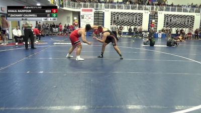 215 lbs R-32 - Khalil Razipour, Moon vs Zachary Caldwell, St. Francis-NY