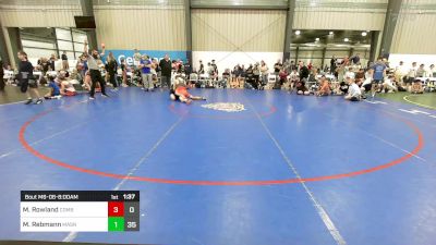 135 lbs Quarterfinal - Mitchie Rowland, Combat WC vs Mark Rebmann, Mat Assassins Black