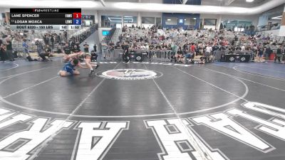 150 lbs Cons. Rd Of 32 - Lane Spencer, Falls Academy Wrestling Club vs Logan Mojica, Legacy WC