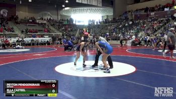 6A 120 lbs Quarterfinal - Peyton Pendgergrass, Bryant vs Ella Casteel, Heritage