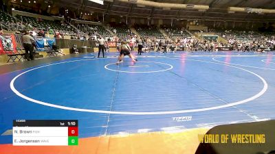 115 lbs Round Of 32 - Noah Brown, FIGHT CLUB vs Easton Jorgenson, Waverly Area Wrestling Club