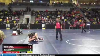 125 lbs Cons. Round 2 - Addi Beaver, West Liberty vs Avery Grim, Ankeny Centennial