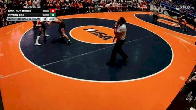 144 lbs Quarterfinals (8 Team) - Jonathon Harris, Chicago (Brother Rice) vs Peyton Cox, Washington