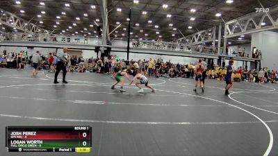 98 lbs Round 1 (8 Team) - Josh Perez, GPS Red vs Logan Worth, Full Circle Green