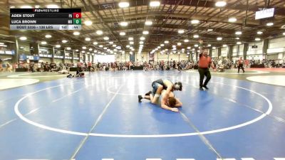 138 lbs Consi Of 32 #1 - Aden Stout, PA vs Luca Brown, MD