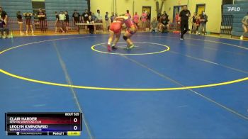 183 lbs Round 1 - Clair Harder, Newton Wrestling Club vs Leolyn Karnowski, Wamego Wrestling Club