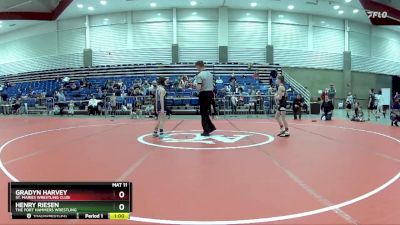 67 lbs Champ. Round 1 - Henry Riesen, The Fort Hammers Wrestling vs Gradyn Harvey, St. Maries Wrestling Club