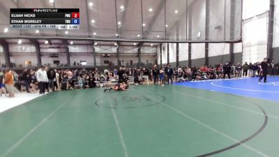 U14 FS - 155 lbs Quarters - Elijah Hicks, Peninsula Wrestling Club vs Ethan Moreley, Tumwater Wrestling Club