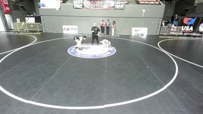 105 lbs Cons. Semis - London Simes, RBWC (Rancho Bernardo Wrestling Club) vs Addie Thompson, Terminators Wrestling Club