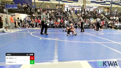 55 lbs Consolation - Michael Petro, Cowboy Wrestling Club vs Frank Petro, Cowboy Wrestling Club