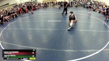 80 lbs Quarterfinals (8 Team) - Gavyn DeCol, Utah vs Koah Gutierrez, Team Arizona