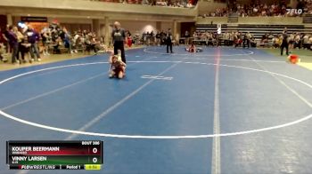 65 lbs Cons. Round 1 - Kouper Beermann, Wabasso vs Vinny Larsen, K-M