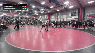 165 lbs Cons. Round 1 - Cole Shafer, Glendora vs Jordan Mosser, Adelanto