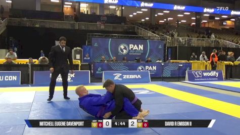 David R Emison II vs Mitchell Eugene Davenport 2026 Pan Jiu Jitsu IBJJF Championship