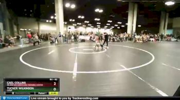62 lbs Quarterfinal - Tucker Wilkinson, COWA vs Cael Collins, Inland NW Wrestling Training Center