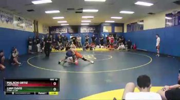 106 lbs Quarterfinal - Liam Davis, CFWA @ LHP vs Malachi Ortiz, Unattached
