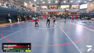 126 lbs Round 5 - Juan Hernandez, El Paso Pebble Hills vs Evan Pechal, Cedar Park