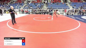 157 lbs Rnd Of 64 - Damian Montoya, CA vs Isaias Jimenez, AZ