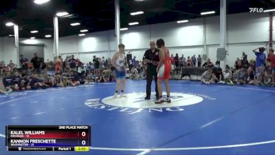 165 lbs 2nd Place Match (8 Team) - Kalel Williams, Michigan vs Kannon Freschette, Washington