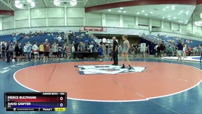 100 lbs Round 2 - Pierce Bultmann, IL vs David Sawyer, OH