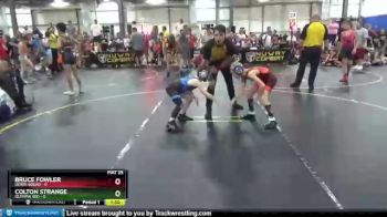 67 lbs Finals (8 Team) - Bruce Fowler, Death Squad vs Colton Strange, Olympia Red