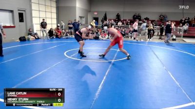 285 lbs Cons. Round 2 - Lane Catlin, Wyoming vs Henry Sturn, Colorado State University - Pueblo