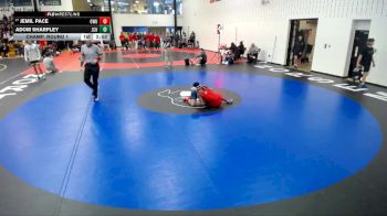 141 lbs Champ. Round 1 - Jemil Pace, Ohio Wesleyan vs Adom Sharpley, John Carroll