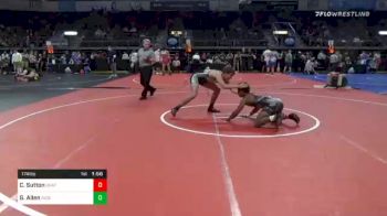 174 lbs Prelims - Charos Sutton, Unattached vs Gunar Allen, Independence Wrestling Club