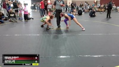 14 lbs Finals (2 Team) - Megan Gurley, Lady Reapers vs Sophia Lee, Steel Valley