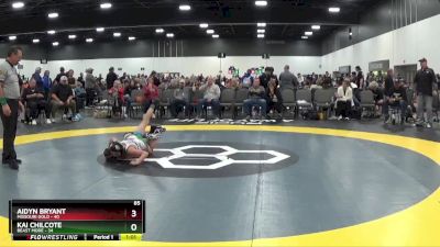 85 lbs Round 3 - Aidyn Bryant, Missouri Gold vs Kai Chilcote, Beast Mode