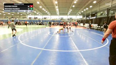 113 lbs 3rd Place - Cooper Foster, NC vs Braydon Pacheco, KS