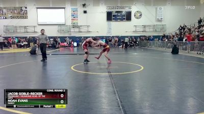 132 lbs Cons. Round 2 - Jacob Goble-Recker, Milwaukie / Milwaukie Acad. Of The Arts vs Noah Evans, Sandy