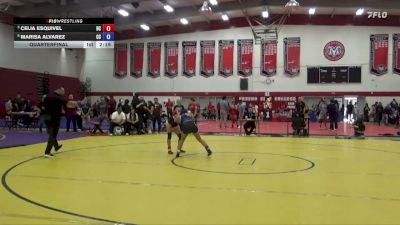 103 lbs Quarterfinal - Celia Esquivel, Bakersfield College vs Marisa Alvarez, Cerritos College