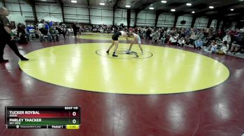 150 lbs Quarterfinal - Parley Thacker, Sky View vs Tucker Roybal, Union