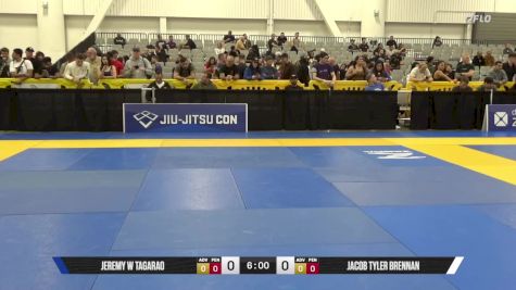 Jacob Tyler Brennan vs Jeremy W Tagarao 2025 World IBJJF Jiu-Jitsu No-Gi Championship