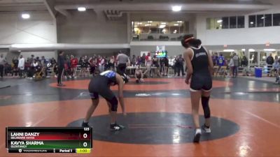 125 lbs Cons. Round 3 - Lahni Danzy, DELAWARE HAYES vs Kavya Sharma, OLENTANGY