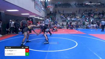 126 lbs Prelims - Zac O Hagan, Choctaw vs DUSTIN DURAN, Jay Wrestling Club