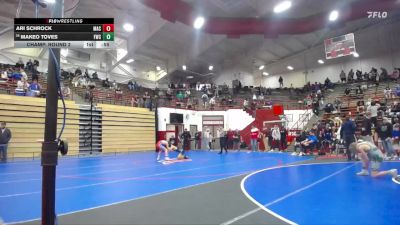 106 lbs Champ. Round 2 - Makeo Toves, Franklin Wrestling Club vs Ari Schrock, Maconaquah