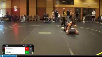 130 lbs Round 3 (4 Team) - Kaden Nicolas, The Misfits vs Joey Baker, Overtime Wrestling