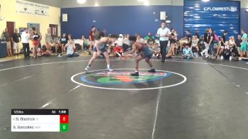 120 lbs Round Of 16 - Domenick Diedrick, Treasure Coast vs Sean-Michael Gonzales, North Port Wrestling Club