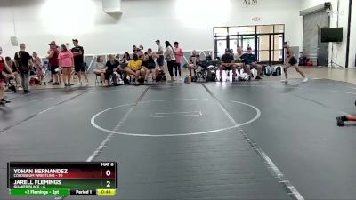 84 lbs Round 3 - Yohan Hernandez, Colosseum Wrestling vs Jarell Flemings, Quaker Black