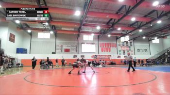 126 lbs Quarterfinal - Carson Yokel, Normal (Community) vs Cael Baykowski, Belleville (East)