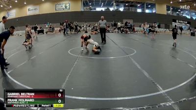 52 lbs Round 5 (6 Team) - Gabriel Beltran, Warhawks Wrestling vs Frank Molinaro, SouthWest Elite