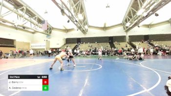 154-H lbs 2nd Place - Jordan Barry, Downingtown vs Antonio Cedeno, RedNose Wrestling School